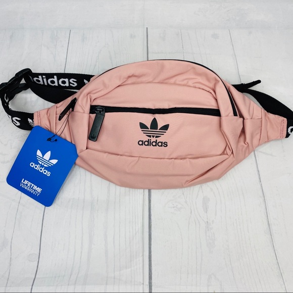 adidas Handbags - NWT Adidas Blush Pink/ Black Waist Pack